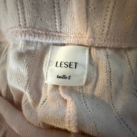 Womens LASET Pointelle Boxer Pants Pink Size Small Tall - Picture 6 of 7